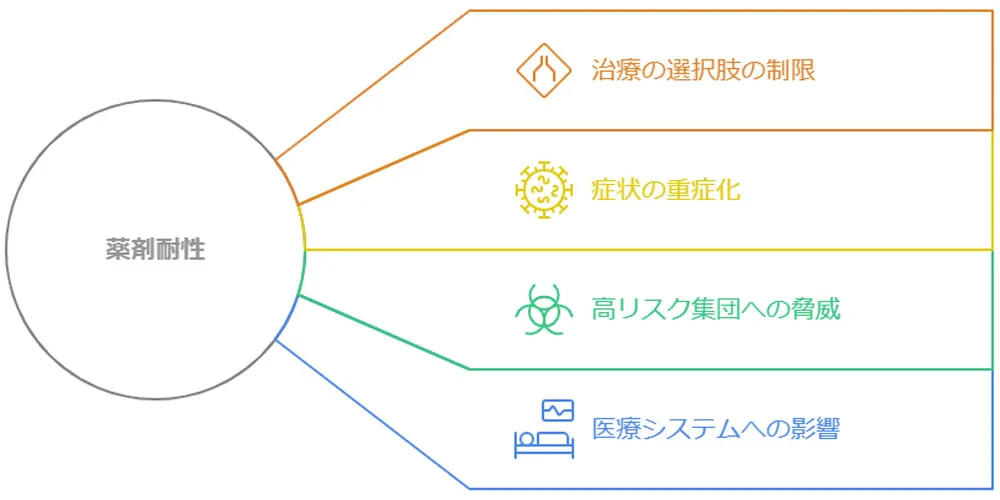 薬剤耐性のリスク画像