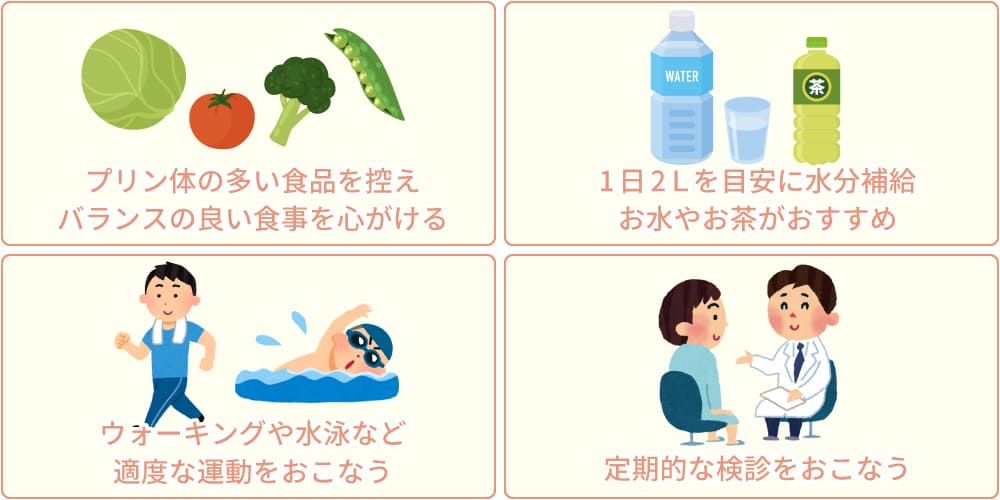 痛風予防策イメージ画像
