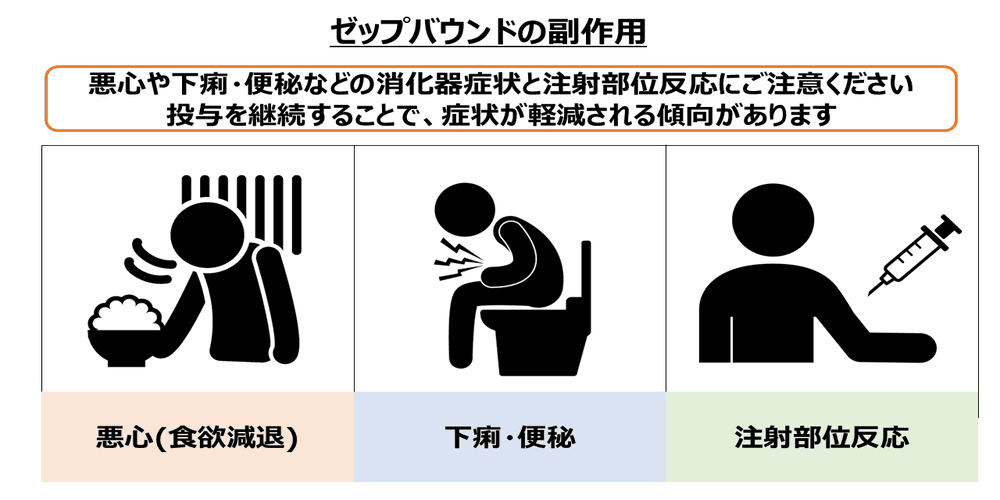 ゼップバウンドの副作用画像