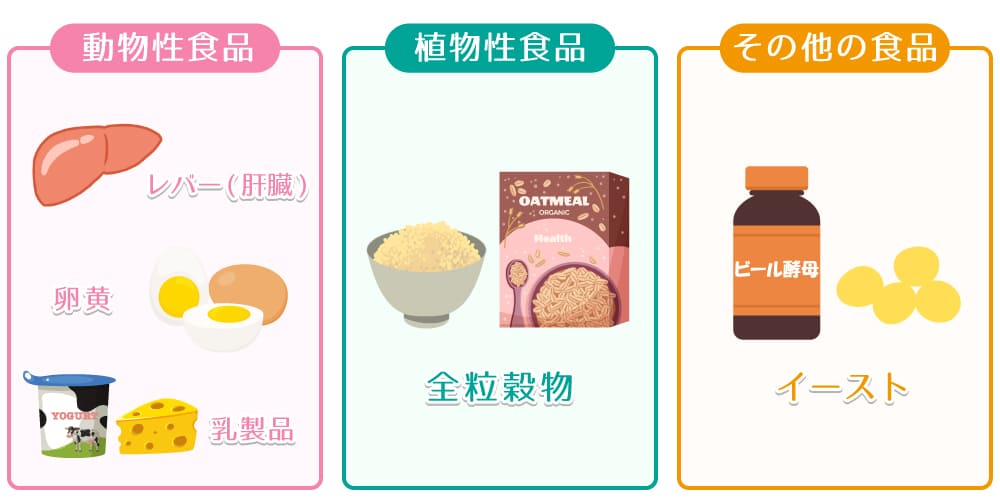 PABAはどんな食事に含まれているの？画像