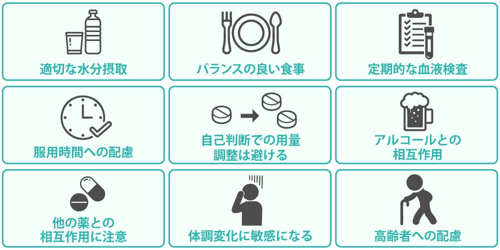 注意点と使用上のポイント画像