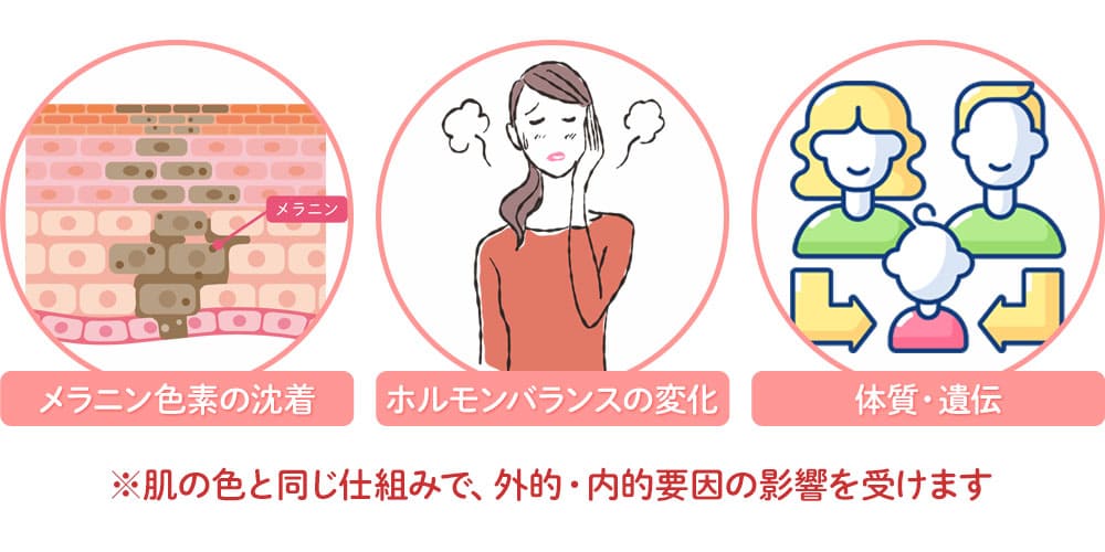 乳首の色はどう決まる？黒く見える主な原因画像