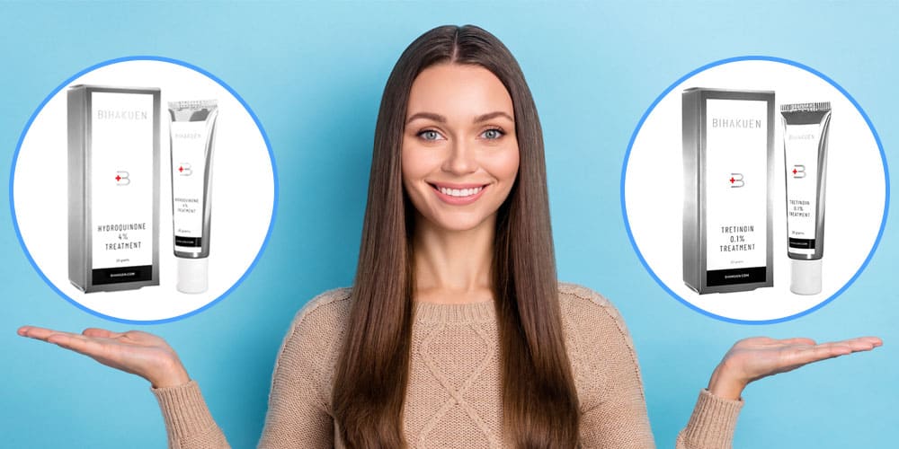 ハイドロキノン+トレチノイン併用治療とは画像