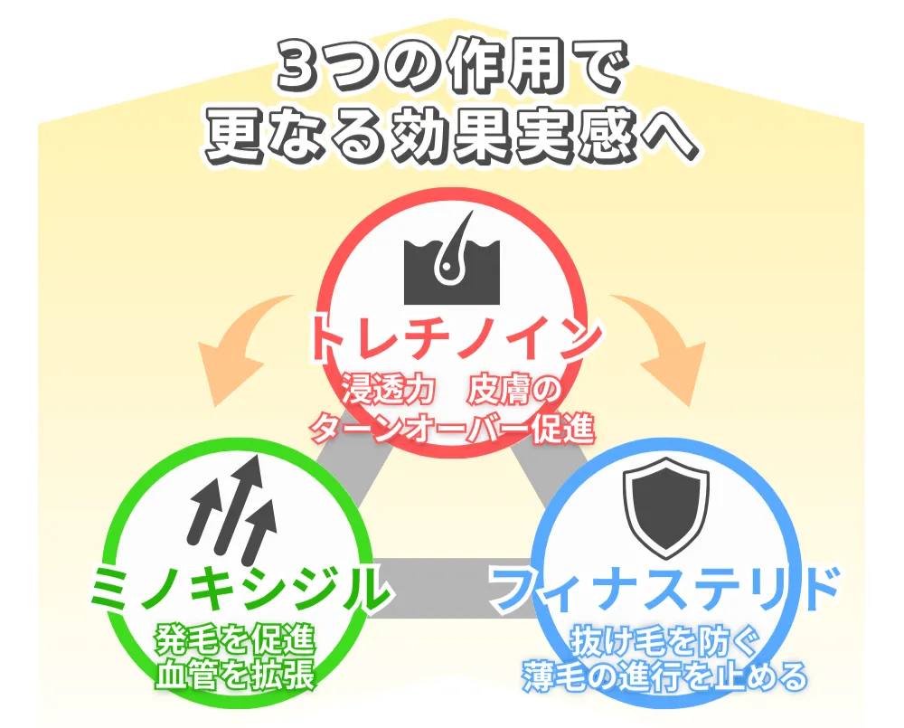 ロギノマックスの主な効果
